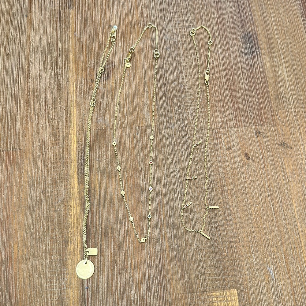 Bundle of 3 Madewell necklaces